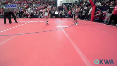 67 lbs Rr Rnd 2 - Lyla Spangler, Maize Wrestling Club vs Hadleigh Ray, Lawrence Elite