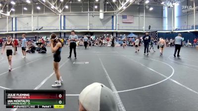 68 lbs Round 3 (4 Team) - Ian Montalto, U2 Uprising Black vs Julie Fleming, Mat Assassins Red