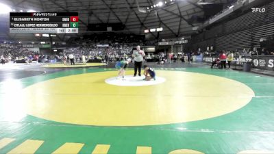 Girls 3A 105 lbs Champ. Round 1 - Elisabeth Norton, Shorewood (Girls) vs Citlalli Lopez Hermenegildo, Kent Meridian (Girls)