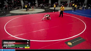 120 lbs Cons. Round 2 - Adam Buenger, Rochester Mayo vs Jonah Coleman, Kasson-Mantorville