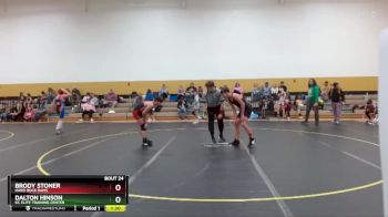 115 lbs Round 2 - Brody Stoner, Hard Rock Rams vs Dalton Hinson, KC Elite Training Center