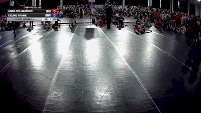 115 lbs Cons. Round 4 - Anna Williamson, Michigan vs Celine Frank, Michigan Revolution Wrestling Club