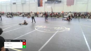 64 lbs Final - Kassidy Tran, Reign WC vs Zanyah Keys, Team Aggression