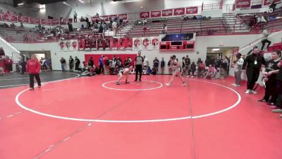 JH 126 lbs Quarterfinal - Autumn Belvin, Shawnee JH vs Kathryn Tetreault, Cache JH