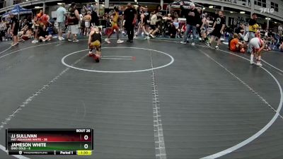 80 lbs Round 7 (8 Team) - Jameson White, Ohio Gold vs Jj Sullivan, Mat Assassins White