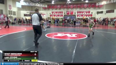 75 lbs Cons. Semi - Luke Stevens, Summit Wrestling Academy vs Wyatt Bierschenk, Wayzata Youth Wrestling