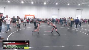 75 lbs Champ. Round 1 - Bryce Whitesides, Summerville Takedown Club vs Colton Leagans, Hard Rock