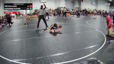 46/49 Cons. Round 1 - Alexander Schouw, Level Up Wrestling vs Greyson Jones, Coweta Cobras