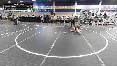 98 lbs Consi Of 16 #2 - Donald Tran, DUB Wrestling vs Toa McKenzie, Atc