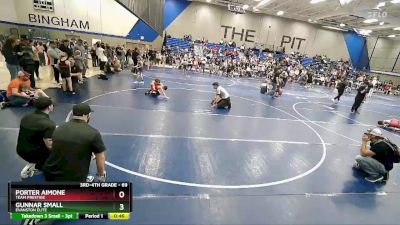 69 lbs Quarterfinal - Gunnar Small, Evanston Elite vs Porter Aimone, Team Prestige