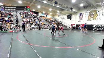 190 lbs Semifinal - Logan Trevino, Calvary Chapel/SA vs Jacob Sanchez, La Quinta/LQ