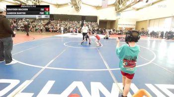 89-M lbs Round Of 16 - Brayden Macken, Five Star vs Landon Bartee, Power Half Wrestling Academy