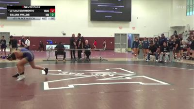 131 lbs 1st Place Match - Lillian Avalos, Unattached vs Zitlali Sarmiento, Mt. San Antonio College