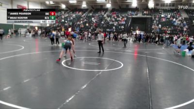 138 lbs Quarterfinal - James Pearson, Eaglecrest Wrestling Club vs Beau Koster, Next Level Training Academy