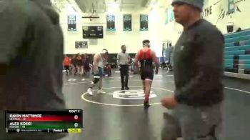 220 lbs Round 1 (4 Team) - Davin Mattimoe, Central vs Alex Koski, Poudre