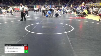 45 lbs Rd 6 - Consi Of 4 - Oliver Bartholomew, Saucon Valley vs Jack Fitzgerald, Kiski Area