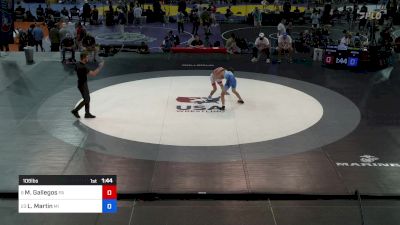 106 lbs Consolation - Mateo Gallegos, PA vs Layne Martin, MI