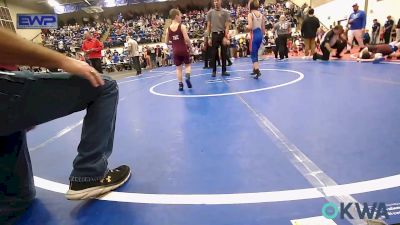 73 lbs Rr Rnd 1 - Jamison Howard, Caney Valley Wrestling vs Liam Dyches, IRONMEN Wrestling Club