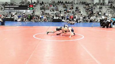 113 lbs Consi Of 32 #1 - Kaden Blackerby, FL vs Camil Cruz, NY