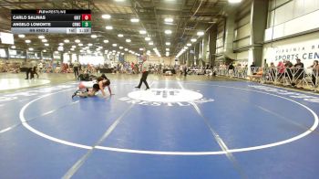 120 lbs Rr Rnd 2 - Carlo Salinas, Gritty Grapplers vs Angelo Lomonte, Camp Reynolds