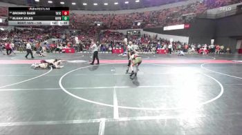 135 lbs Cons. Round 4 - Bronko Baer, Team Nazar Training Center vs Elijah Joles, River Valley Youth Wrestling