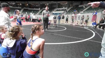 43 lbs Rr Rnd 1 - Bradley Francis, Team Tulsa NDT vs Olivia Hawes, LA Smashers