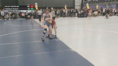 135 lbs Champ. Rd Of 32 - Kelley Enterline, Badkarma vs Cordelia Staley, Sanderson Wrestling Academy