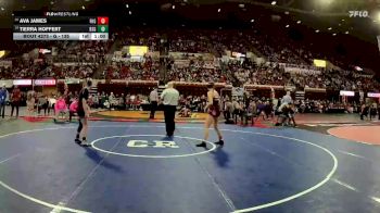 G - 135 lbs Cons. Round 2 - Tierra Hoffert, Billings Skyview Girls vs Ava James, Flathead (Kalispell) Girls