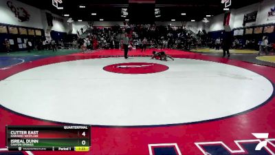 150 lbs Quarterfinal - Isreal Dunn, Canyon Springs vs Cutter East, Harvard-Westlake