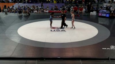 118 lbs Rnd Of 16 - Justice Anthony, WV vs Janiah Slaughter, IL