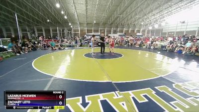 94 lbs Round 2 (8 Team) - Lazarus McEwen, Washington vs Zachary Leto, Florida