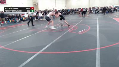 172 lbs Champ. Round 2 - Brody Straumann, Atwater-Cosmos-Grove City vs Kolt Bullerman, Maple River/USC
