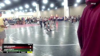 120 lbs Round 2 (6 Team) - Jaden Roett, Florida Young Gunslingers vs Jack Kozusko, Team Montana