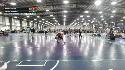 126 lbs Rr Rnd 2 - Aidan Spezio, Team Dark Horse Gold - HSB vs Caleb Hummel, 4M Power - HSB