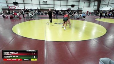 135 lbs Quarterfinal - Kortnee Selin, Ridgeline vs Emily Pasillas, Northridge