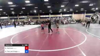 62 lbs Round Of 16 - Noah Martinez, Madera WC vs Herra Rose The Last Dragon, Kalispell WC