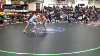 150 lbs Cons. Round 4 - William Sakoutis, Christian Brothers Academy vs Declan O`byrne, Malvern Prep