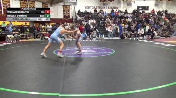 150 lbs Cons. Round 4 - William Sakoutis, Christian Brothers Academy vs Declan O`byrne, Malvern Prep