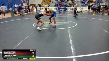 144 lbs Quarterfinals (8 Team) - Gage Oyster, South Plantation vs Jaiden Oliver, South Dade