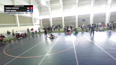 132 lbs Semifinal - Diesel Knudsen, Sanderson Wrestling Academy vs Nash Jensen, Delta Wrestling Club