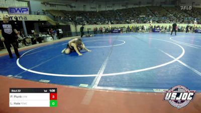 110 lbs Round Of 16 - Preston Plunk, Coweta Tiger Wrestling vs Levi Hale, Powerhouse Wrestling Academy