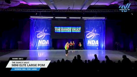 The Dance Vault - Mini Elite Large Pom [2025 Mini - Pom - Large Day 2] 2025 NDA All-Star National Championship