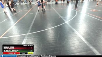 49-49 A Round 2 - Josiah Ross, Spokane Wrestling vs Scarlett Pritchett, NW Spartans Wrestling