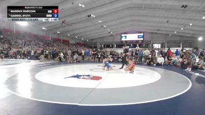 113 lbs Quarters - Maddux Rabczak, B.A.M vs Gabriel Ryzyi, Massas Maniacs