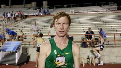 Oregon's RS frosh Tanner Anderson third in 10k
