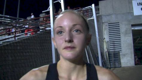 Jamie Kempfer after qualifying to the NCAA championships in the 10K