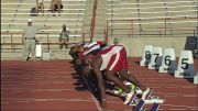 Men's 100m - Houston's Cameron Burrell runs 9.90! wind-aided