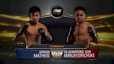 Adrian Matheis vs Dejda Amnuaysirichoke: ONE: Dynasty of Heroes Replay