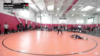 157 lbs Champ. Round 1 - Jalen Arceo, Menlo NWCA vs Saul Ramirez, Lemoore College