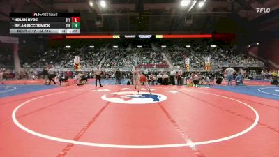 4A-113 lbs Quarterfinal - Rylan McCormick, Thunder Basin vs Nolan Hyde, Star Valley